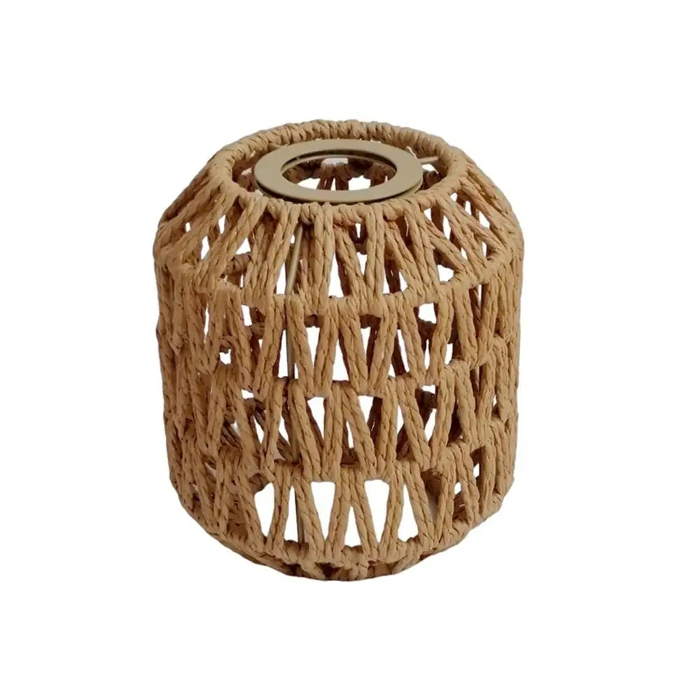 New 13*15cm Pendant Lamp Shade Bohemian Style Home Decor Light Cover Handwoven Ceiling Lamp Woven Lampshade