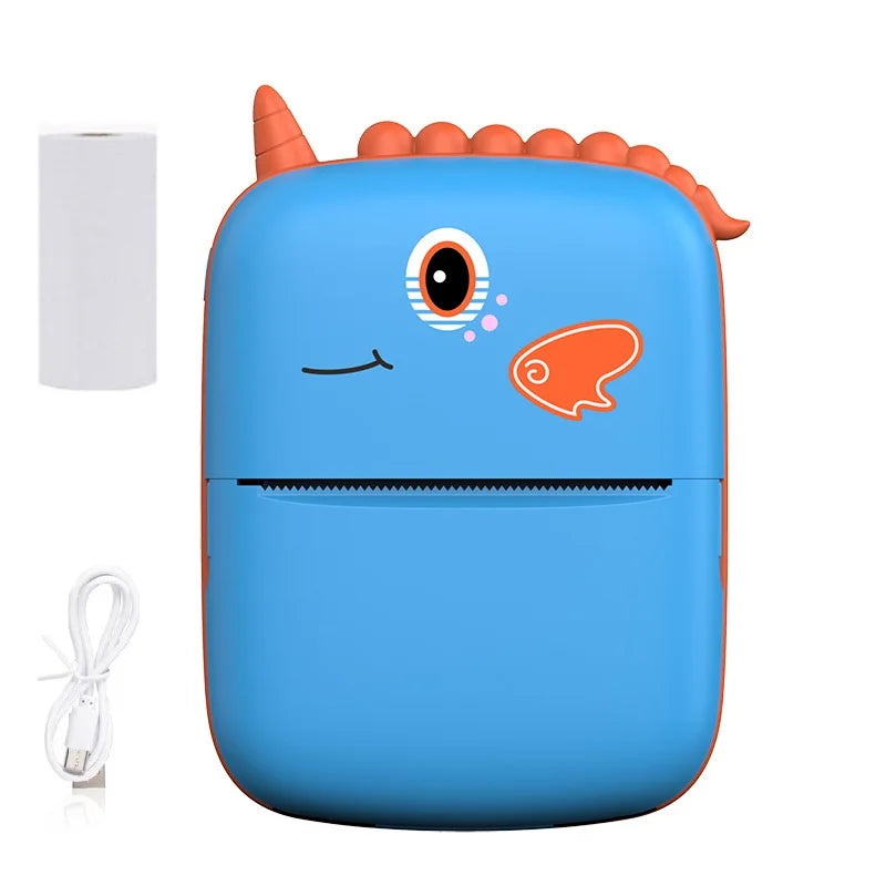 Mini Thermal Printer Portable Printer Inkless Bluetooth Wireless BT 200dpi  Photo Label Memo Wrong Question Printing Baby gift