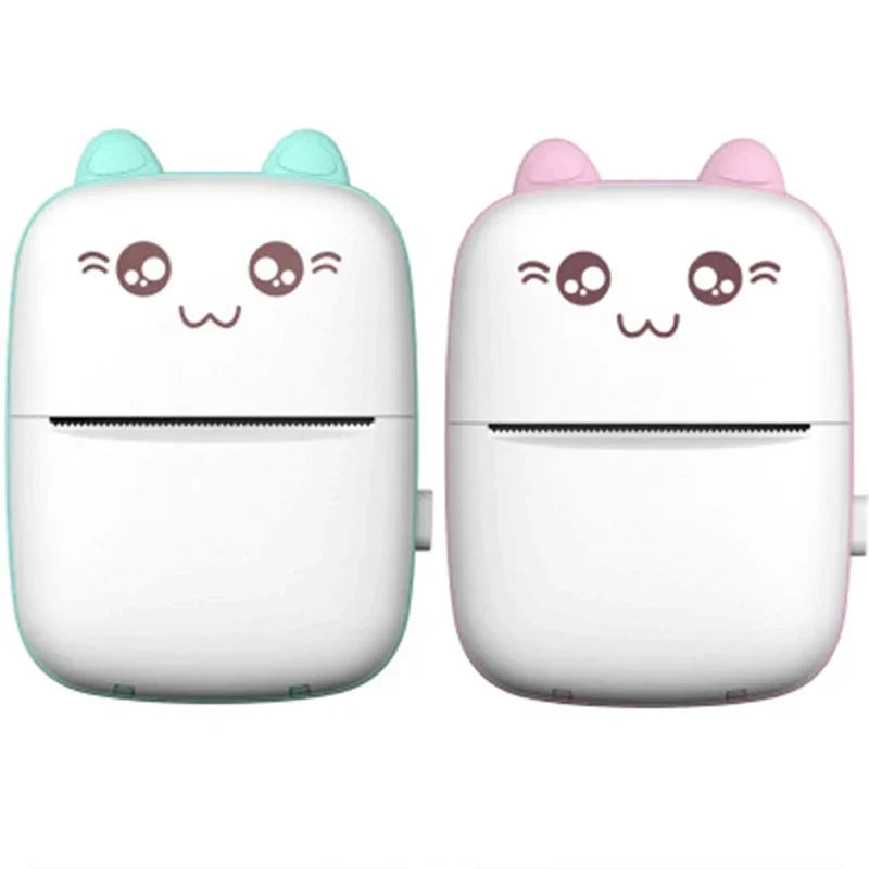 Mini Thermal Printer Portable Printer Inkless Bluetooth Wireless BT 200dpi  Photo Label Memo Wrong Question Printing Baby gift