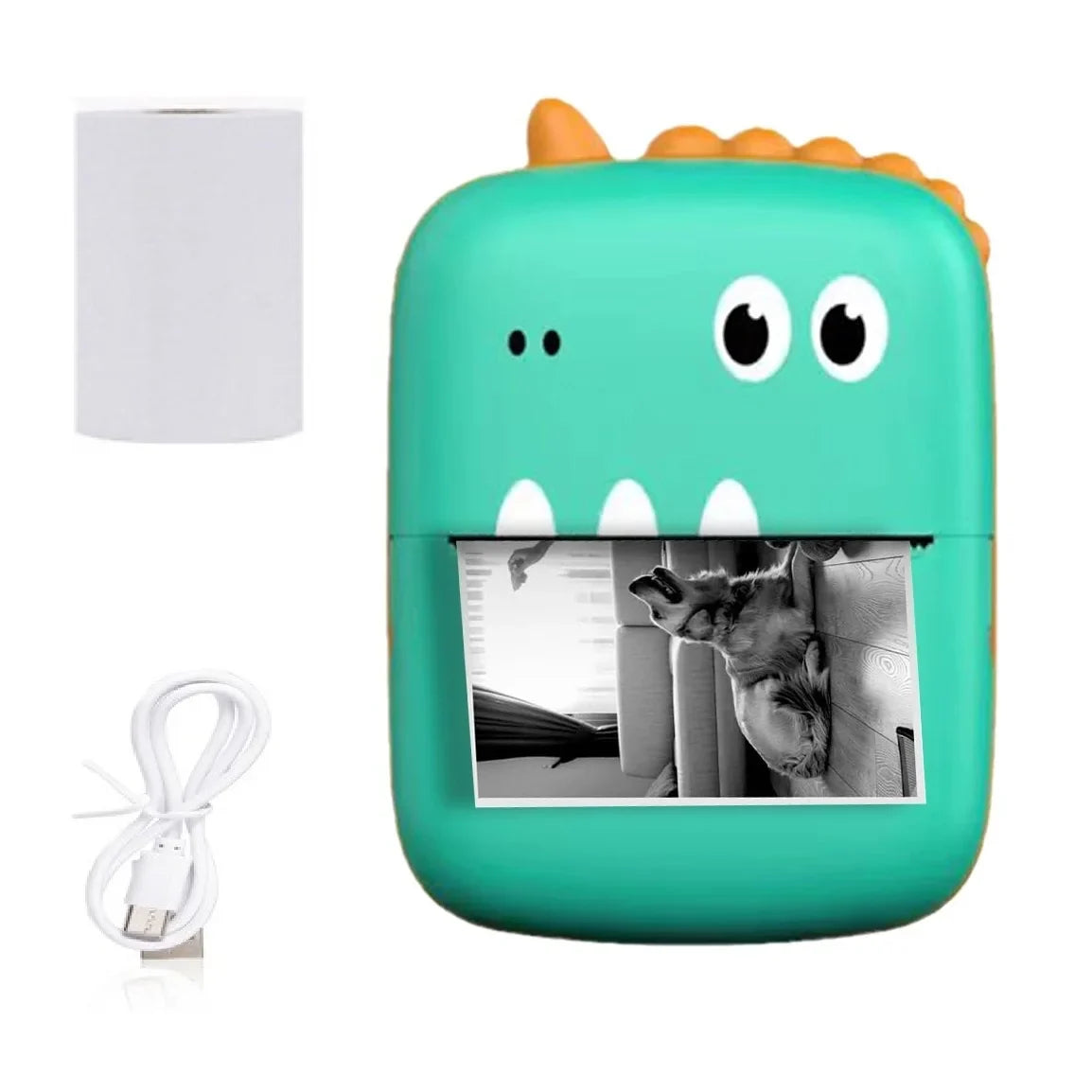 Mini Thermal Printer Portable Printer Inkless Bluetooth Wireless BT 200dpi  Photo Label Memo Wrong Question Printing Baby gift
